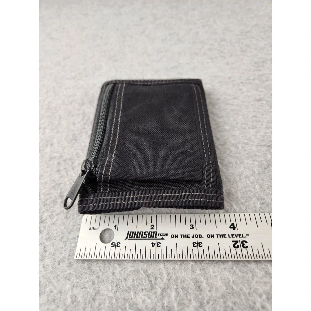 Maxpedition C.M.C. Wallet 0253B Black Hook Loop Tough Nylon Dollar Bills Holder